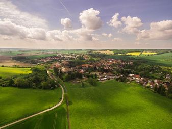Wefensleben aus der Vogelperspektive Wefensleben aus der Vogelperspektive