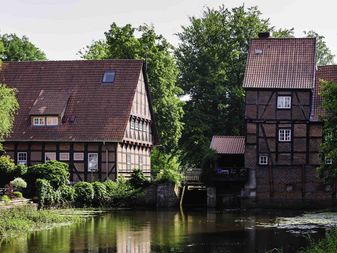 Die historische Wassermühle in Wienhausen Die historische Wassermühle in Wienhausen