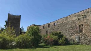 Die Burgruine in Weferlingen Die Burg in Weferlingen