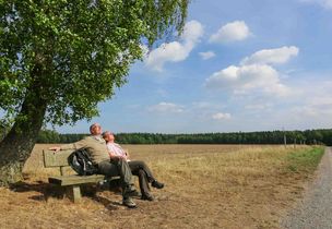 Pause am Wegesrand genießen Pause am Wegesrand genießen